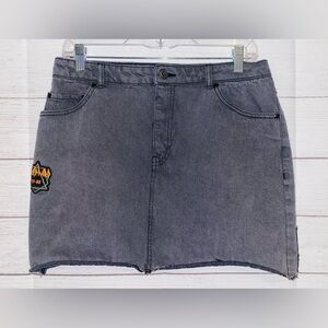 Women's Def Leppard Denim Mini Skirt -Size 11